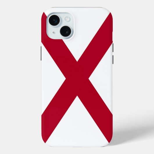 Apple iPhone 15 Plus Case-Mate, Alabama-Flagge Case-Mate iPhone Hülle (Rückseite)