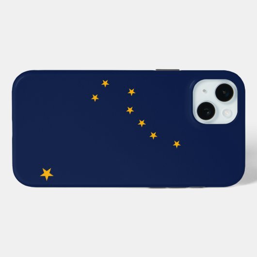 Apple iPhone 15 Plus Case-Mate, Alaska-Flagge Case-Mate iPhone Hülle (Rückseite (Horizontal))