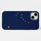 Apple iPhone 15 Plus Case-Mate, Alaska-Flagge Hülle (Rückseite (Horizontal))