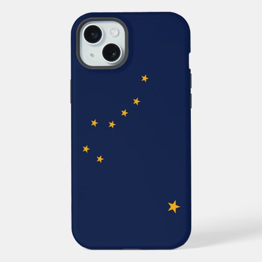 Apple iPhone 15 Plus Case-Mate, Alaska-Flagge Hülle (Rückseite)