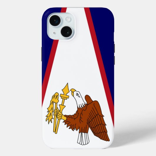 Apple iPhone 15 Plus Case-Mate Amerikanisches Samo Hülle (Rückseite)