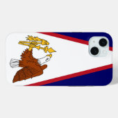 Apple iPhone 15 Plus Case-Mate Amerikanisches Samo Hülle (Rückseite (Horizontal))
