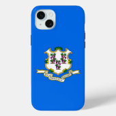 Apple iPhone 15 Plus Case-Mate, Connecticut-Flag Case-Mate iPhone Hülle (Rückseite)