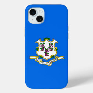Apple iPhone 15 Plus Case-Mate, Connecticut-Flag Case-Mate iPhone Hülle