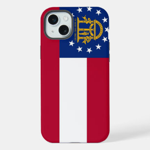 Apple iPhone 15 Plus Case-Mate, georgische Flagge Hülle