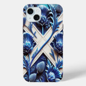 Apple iPhone 15 Plus Case, Scottish Thistles Case-Mate iPhone Hülle (Rückseite)