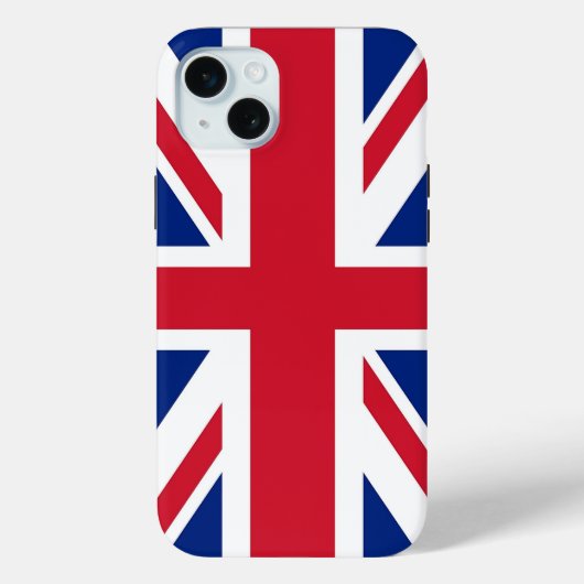 Apple iPhone 15 Plus Case, United Kingdom flag Case-Mate iPhone Hülle (Rückseite)
