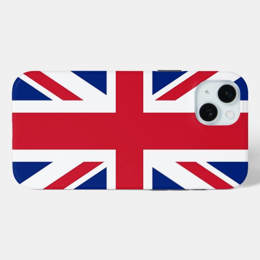 Apple iPhone 15 Plus Case, United Kingdom flag Case-Mate iPhone Hülle (Rückseite (Horizontal))