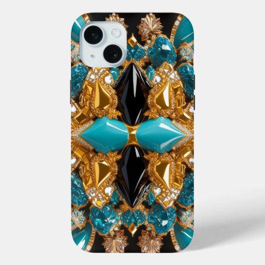Apple iPhone 15 Plus Hülle, Bahamas Farben Case-Mate iPhone Hülle (Rückseite)
