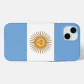 Apple iPhone 15 Plus Hülle, Flagge Argentiniens Case-Mate iPhone Hülle (Rückseite (Horizontal))