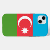 Apple iPhone 15 Plus Hülle, Flagge Aserbaidschan Case-Mate iPhone Hülle (Rückseite (Horizontal))