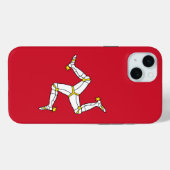 Apple iPhone 15 Plus Hülle, Flagge der Isle of Man Case-Mate iPhone Hülle (Rückseite (Horizontal))