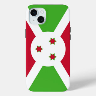Apple iPhone 15 Plus Hülle, Flagge von Burundi Case-Mate iPhone Hülle