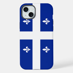Apple iPhone 15 Plus Hülle, Flagge von Québec Hülle