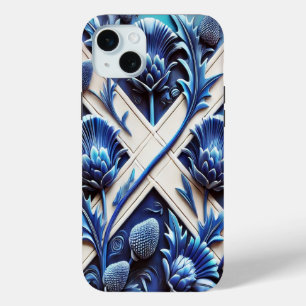 Apple iPhone 15 Plus Hülle, Schottische Disteln Case-Mate iPhone Hülle