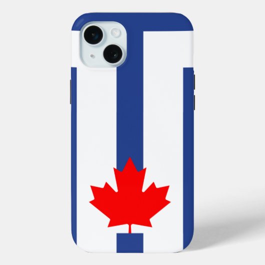 Apple iPhone 15 Plus Hülle, Toronto-Flagge Case-Mate iPhone Hülle (Rückseite)