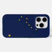 Apple iPhone 15 Pro Case-Mate, Alaska-Flagge Case-Mate iPhone Hülle (Rückseite (Horizontal))