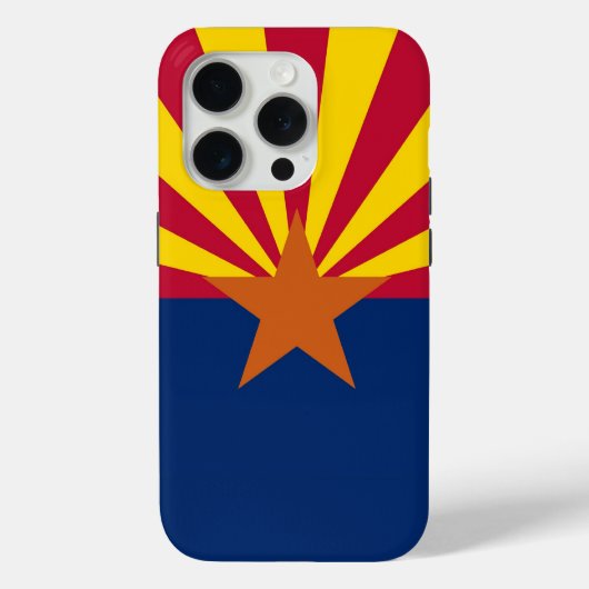 Apple iPhone 15 Pro Case-Mate, Arizona-Flagge Case-Mate iPhone Hülle (Rückseite)