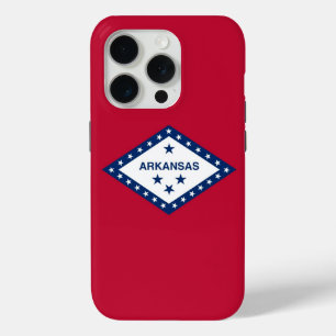 Apple iPhone 15 Pro Case-Mate, Arkansas Flag Case-Mate iPhone Hülle