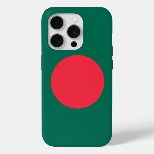Apple iPhone 15 Pro Case-Mate, Bangladesch-Flagge Case-Mate iPhone Hülle (Rückseite)