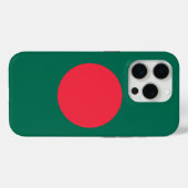 Apple iPhone 15 Pro Case-Mate, Bangladesch-Flagge Case-Mate iPhone Hülle (Rückseite (Horizontal))