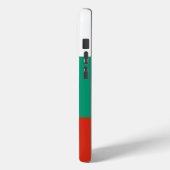 Apple iPhone 15 Pro Case-Mate, bulgarische Flagge Case-Mate iPhone Hülle (Rückseite / Links)