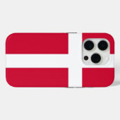 Apple iPhone 15 Pro Case-Mate, Dänemark-Flagge Case-Mate iPhone Hülle (Rückseite (Horizontal))