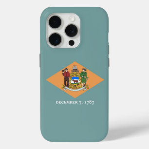 Apple iPhone 15 Pro Case-Mate, Delaware-Flagge Case-Mate iPhone Hülle