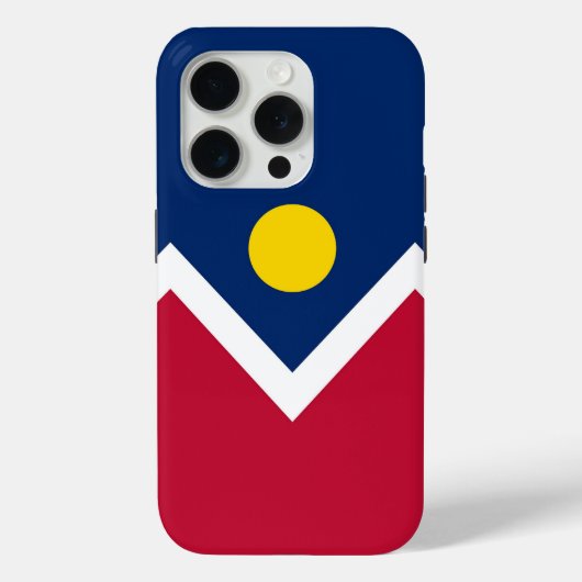 Apple iPhone 15 Pro Case-Mate, Denver-Flag Case-Mate iPhone Hülle (Rückseite)