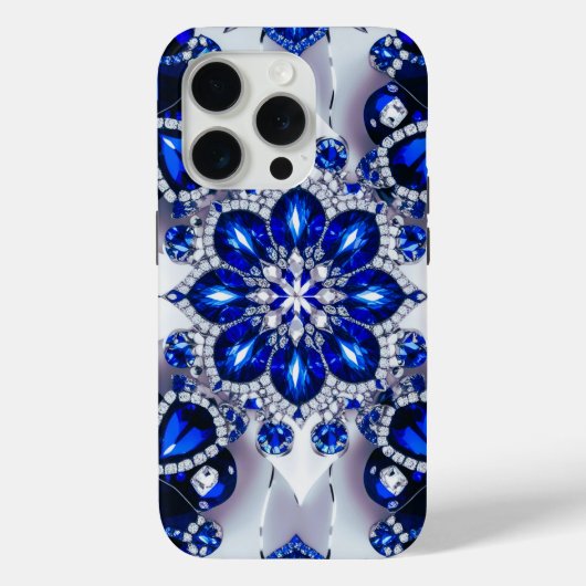 Apple iPhone 15 Pro Case-Mate, Finnland Farben Case-Mate iPhone Hülle (Rückseite)