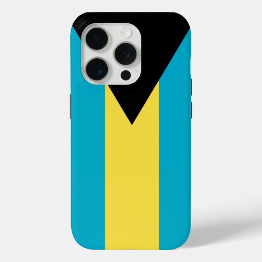 Apple iPhone 15 Pro Case-Mate, Flagge der Bahamas Case-Mate iPhone Hülle (Rückseite)