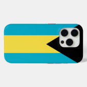 Apple iPhone 15 Pro Case-Mate, Flagge der Bahamas Case-Mate iPhone Hülle (Rückseite (Horizontal))