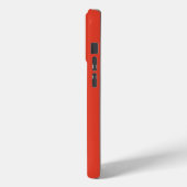 Apple iPhone 15 Pro Case-Mate, Flagge von Bhutan Case-Mate iPhone Hülle (Rückseite / Links)
