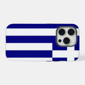 Apple iPhone 15 Pro Case-Mate, Greece flag Hülle (Rückseite (Horizontal))