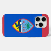 Apple iPhone 15 Pro Case-Mate Guam Flag Hülle (Rückseite (Horizontal))