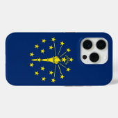 Apple iPhone 15 Pro Case-Mate Indiana Flag Hülle (Rückseite (Horizontal))