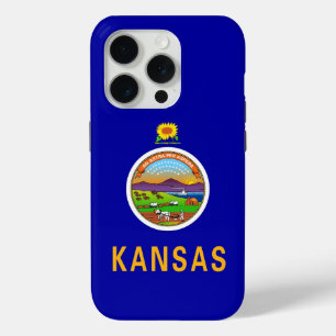 Apple iPhone 15 Pro Case-Mate Kansas Flag Hülle