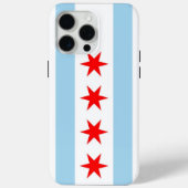Apple iPhone 15 Pro Max Case, Chicago Flag Case-Mate iPhone Hülle (Rückseite)