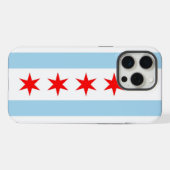 Apple iPhone 15 Pro Max Case, Chicago Flag Hülle (Rückseite (Horizontal))