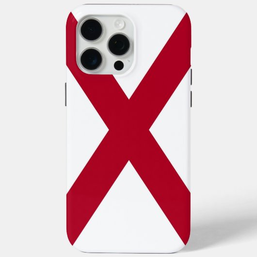 Apple iPhone 15 Pro Max Fall, Alabama-Flagge Case-Mate iPhone Hülle (Rückseite)