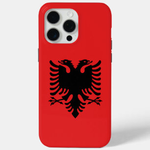 Apple iPhone 15 Pro Max Fall, Albanien Flagge Case-Mate iPhone Hülle