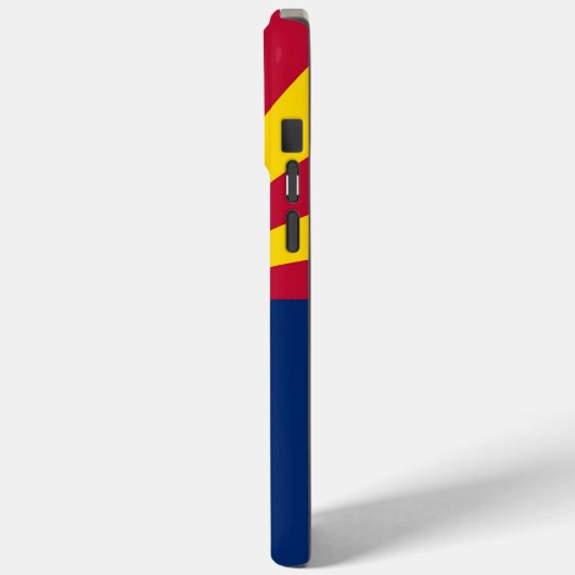 Apple iPhone 15 Pro Max Fall, Arizona-Flag Case-Mate iPhone Hülle (Rückseite / Links)
