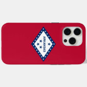 Apple iPhone 15 Pro Max Fall, Arkansas Flag Case-Mate iPhone Hülle (Rückseite (Horizontal))