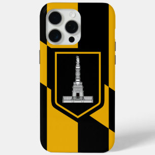 Apple iPhone 15 Pro Max Fall, Baltimore Flag Case-Mate iPhone Hülle