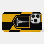 Apple iPhone 15 Pro Max Fall, Baltimore Flag Hülle (Rückseite (Horizontal))