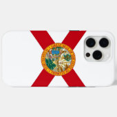 Apple iPhone 15 Pro Max Fall, Florida Flag Case-Mate iPhone Hülle (Rückseite (Horizontal))