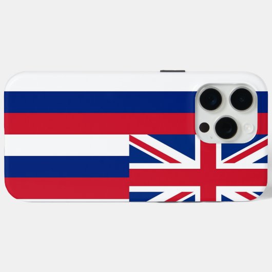 Apple iPhone 15 Pro Max Fall, Hawaii Flag Case-Mate iPhone Hülle (Rückseite (Horizontal))