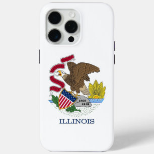 Apple iPhone 15 Pro Max Fall, Illinois Flag Case-Mate iPhone Hülle