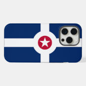 Apple iPhone 15 Pro Max Fall, Indianapolis Flag Hülle (Rückseite (Horizontal))