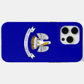 Apple iPhone 15 Pro Max Fall, Louisiana Flag Case-Mate iPhone Hülle (Rückseite (Horizontal))